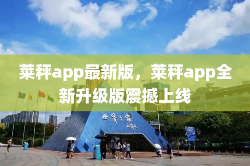 萊秤app最新版，萊秤app全新升級版震撼上線