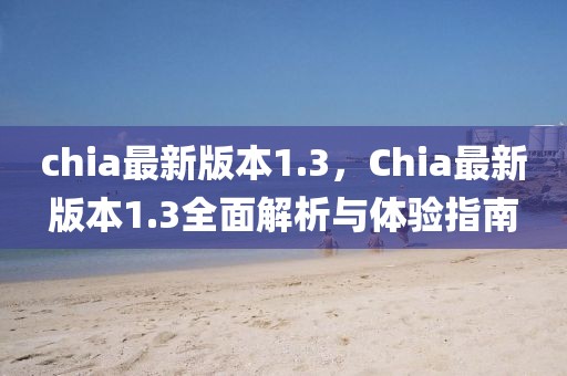 chia最新版本1.3，Chia最新版本1.3全面解析與體驗指南