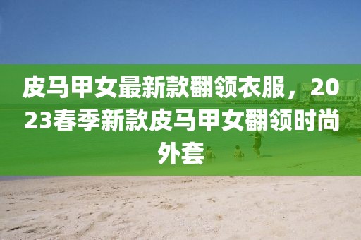 皮馬甲女最新款翻領(lǐng)衣服，2023春季新款皮馬甲女翻領(lǐng)時(shí)尚外套