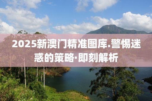 2025新澳門精準圖庫.警惕迷惑的策略·即刻解析