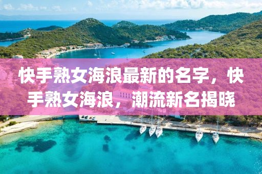 快手熟女海浪最新的名字，快手熟女海浪，潮流新名揭曉