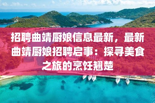 招聘曲靖廚娘信息最新，最新曲靖廚娘招聘啟事：探尋美食之旅的烹飪翹楚