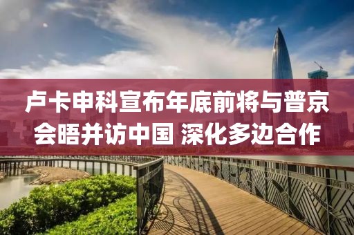 盧卡申科宣布年底前將與普京會(huì)晤并訪中國 深化多邊合作