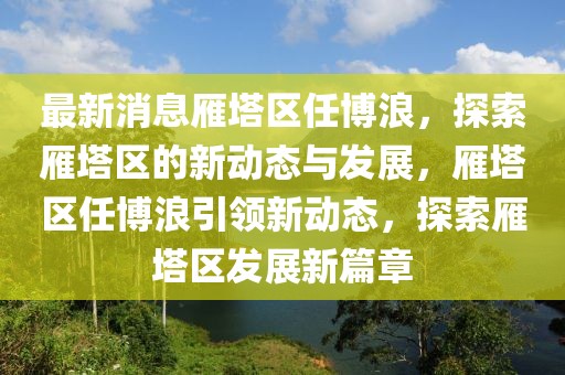 最新消息雁塔區任博浪，探索雁塔區的新動態與發展，雁塔區任博浪引領新動態，探索雁塔區發展新篇章