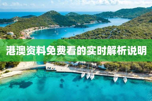 港澳資料免費看的實時解析說明