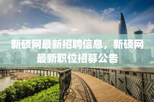 新碩網(wǎng)最新招聘信息，新碩網(wǎng)最新職位招募公告