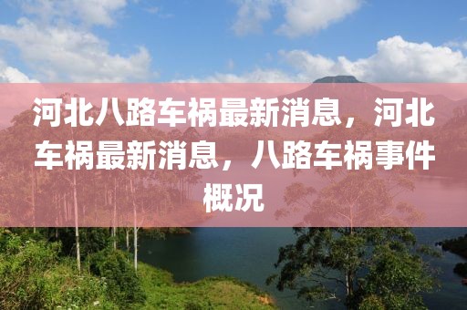 河北八路車禍最新消息，河北車禍最新消息，八路車禍事件概況