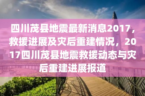 四川茂縣地震最新消息2017，救援進展及災后重建情況，2017四川茂縣地震救援動態與災后重建進展報道