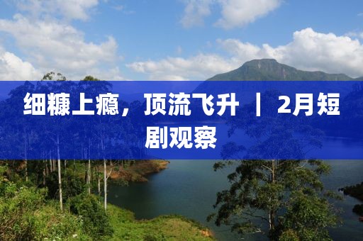 細糠上癮，頂流飛升 ｜ 2月短劇觀察