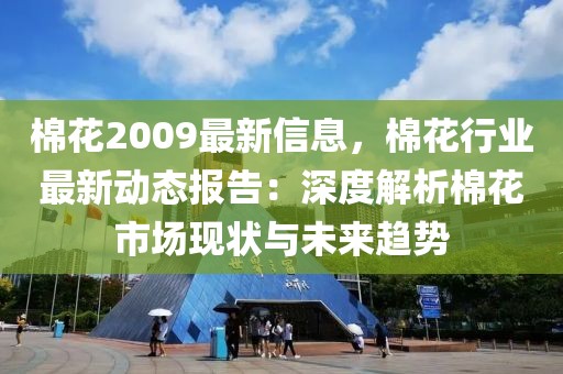 棉花2009最新信息，棉花行業(yè)最新動態(tài)報告：深度解析棉花市場現(xiàn)狀與未來趨勢