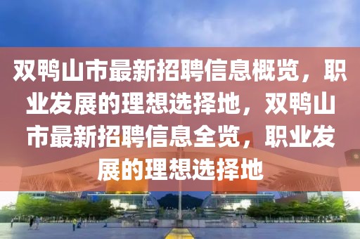 雙鴨山市最新招聘信息概覽，職業發展的理想選擇地，雙鴨山市最新招聘信息全覽，職業發展的理想選擇地