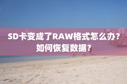 SD卡變成了RAW格式怎么辦？如何恢復數據？