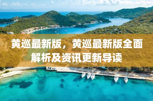 黃巡最新版，黃巡最新版全面解析及資訊更新導(dǎo)讀