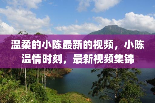 溫柔的小陳最新的視頻，小陳溫情時刻，最新視頻集錦