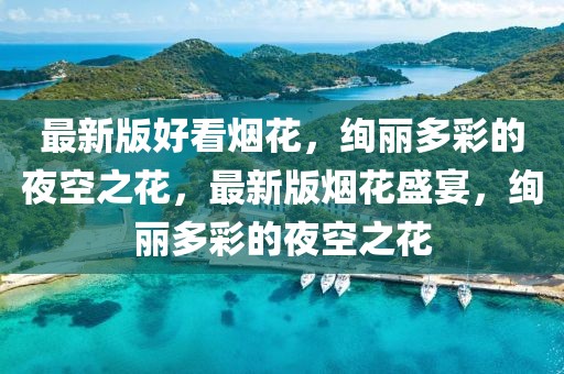 最新版好看煙花，絢麗多彩的夜空之花，最新版煙花盛宴，絢麗多彩的夜空之花