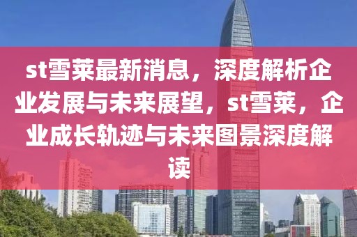 st雪萊最新消息，深度解析企業(yè)發(fā)展與未來(lái)展望，st雪萊，企業(yè)成長(zhǎng)軌跡與未來(lái)圖景深度解讀