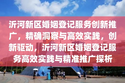 沂河新區婚姻登記服務創新推廣，精確洞察與高效實踐，創新驅動，沂河新區婚姻登記服務高效實踐與精準推廣探析