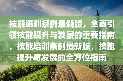 技能培訓(xùn)條例最新版，全面引領(lǐng)技能提升與發(fā)展的重要指南，技能培訓(xùn)條例最新版，技能提升與發(fā)展的全方位指南