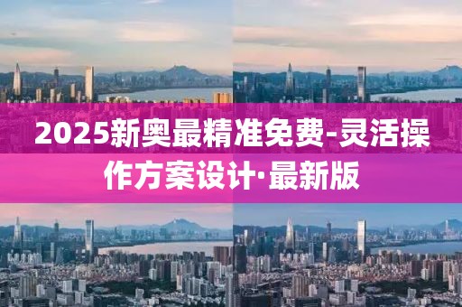 2025新奧最精準免費-靈活操作方案設計·最新版