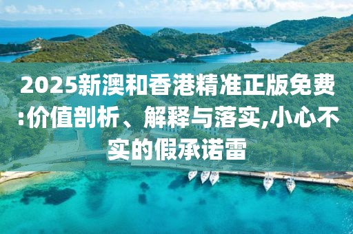 2025新澳和香港精準正版免費:價值剖析、解釋與落實,小心不實的假承諾雷