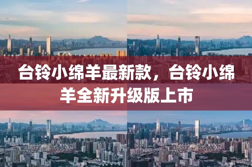 臺鈴小綿羊最新款，臺鈴小綿羊全新升級版上市