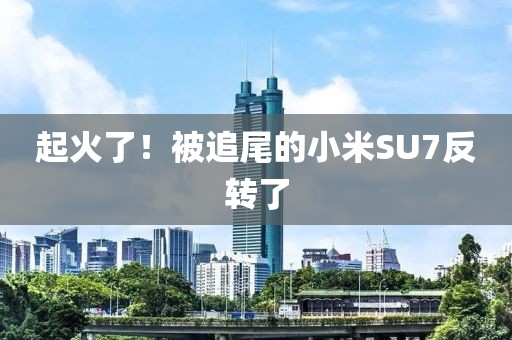 起火了！被追尾的小米SU7反轉了