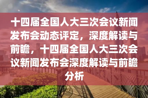 十四屆全國人大三次會議新聞發布會動態評定，深度解讀與前瞻，十四屆全國人大三次會議新聞發布會深度解讀與前瞻分析