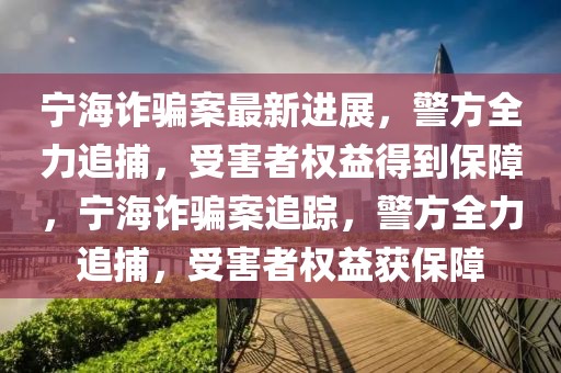 寧海詐騙案最新進(jìn)展，警方全力追捕，受害者權(quán)益得到保障，寧海詐騙案追蹤，警方全力追捕，受害者權(quán)益獲保障