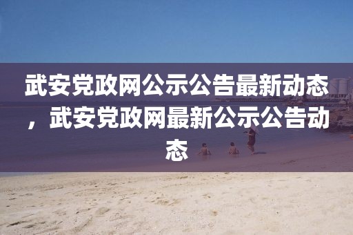 武安黨政網(wǎng)公示公告最新動(dòng)態(tài)，武安黨政網(wǎng)最新公示公告動(dòng)態(tài)