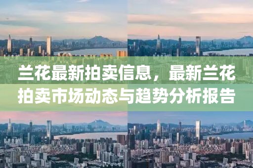 蘭花最新拍賣信息，最新蘭花拍賣市場動態與趨勢分析報告