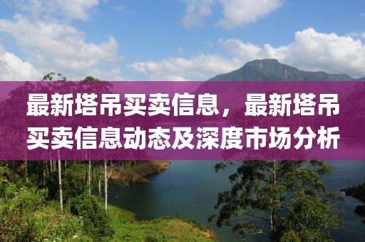 最新塔吊買賣信息，最新塔吊買賣信息動態及深度市場分析