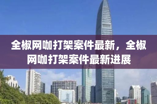 全椒網咖打架案件最新，全椒網咖打架案件最新進展