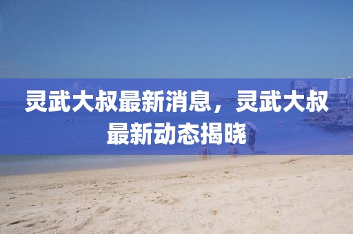 靈武大叔最新消息，靈武大叔最新動態(tài)揭曉