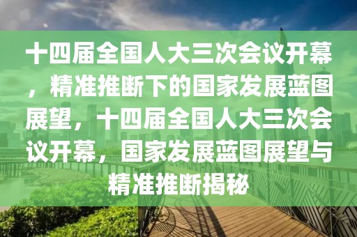十四屆全國人大三次會議開幕，精準推斷下的國家發展藍圖展望，十四屆全國人大三次會議開幕，國家發展藍圖展望與精準推斷揭秘