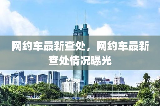 網約車最新查處，網約車最新查處情況曝光