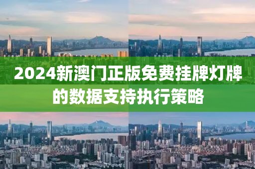 2024新澳門正版免費掛牌燈牌的數(shù)據(jù)支持執(zhí)行策略