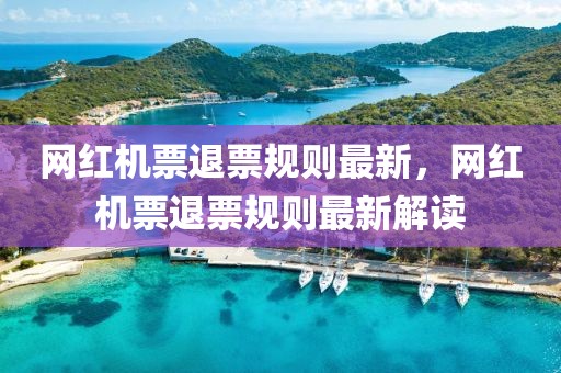 網紅機票退票規則最新，網紅機票退票規則最新解讀