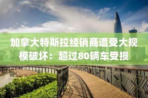 加拿大特斯拉經(jīng)銷商遭受大規(guī)模破壞：超過80輛車受損