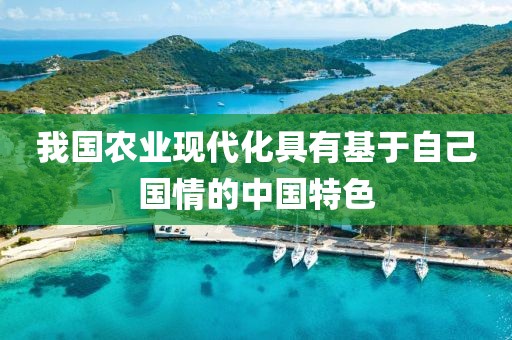 我國農業現代化具有基于自己國情的中國特色