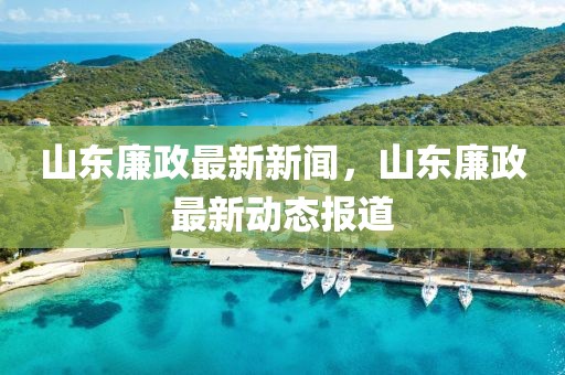 山東廉政最新新聞，山東廉政最新動(dòng)態(tài)報(bào)道