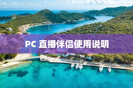 PC 直播伴侶使用說明