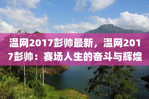 溫網2017彭帥最新，溫網2017彭帥：賽場人生的奮斗與輝煌