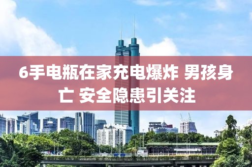 6手電瓶在家充電爆炸 男孩身亡 安全隱患引關注