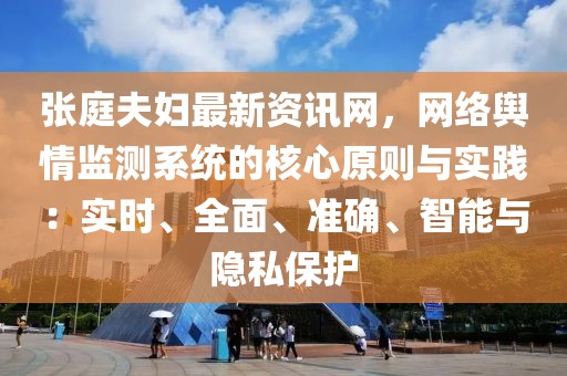 張庭夫婦最新資訊網，網絡輿情監測系統的核心原則與實踐：實時、全面、準確、智能與隱私保護