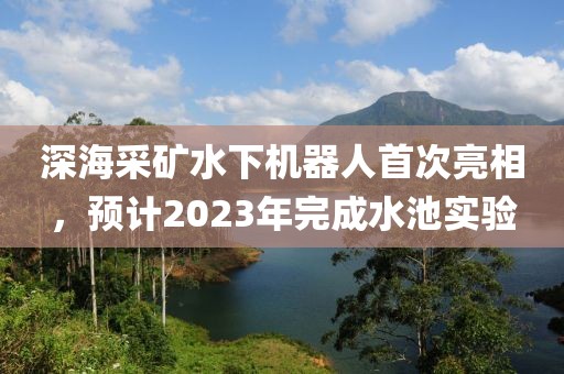 深海采礦水下機(jī)器人首次亮相，預(yù)計(jì)2023年完成水池實(shí)驗(yàn)