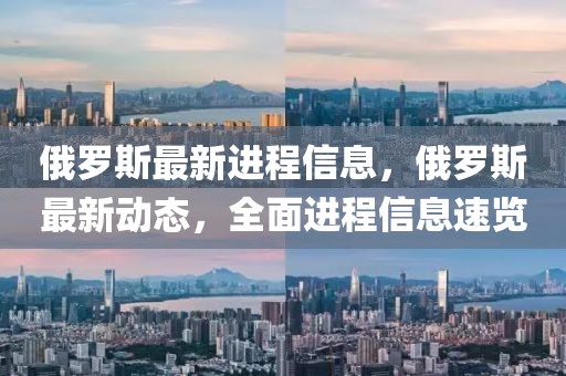 俄羅斯最新進程信息，俄羅斯最新動態，全面進程信息速覽
