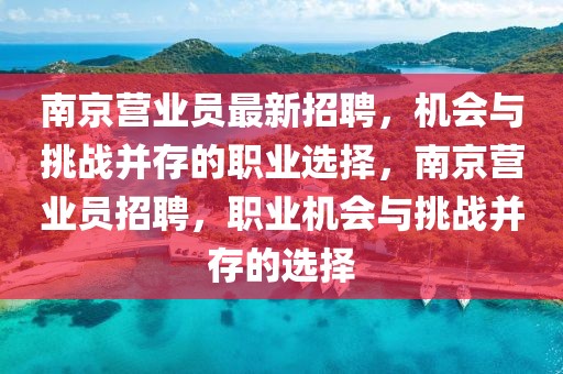 南京營(yíng)業(yè)員最新招聘，機(jī)會(huì)與挑戰(zhàn)并存的職業(yè)選擇，南京營(yíng)業(yè)員招聘，職業(yè)機(jī)會(huì)與挑戰(zhàn)并存的選擇
