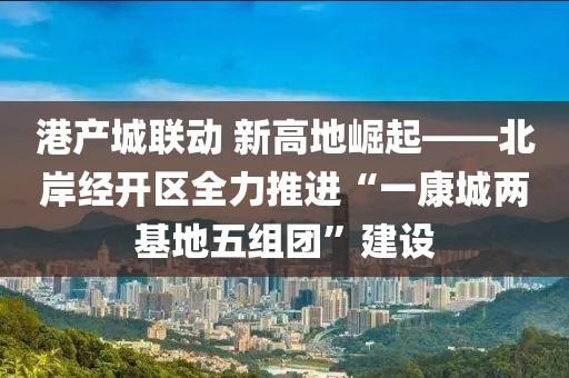 港產城聯動 新高地崛起——北岸經開區全力推進“一康城兩基地五組團”建設