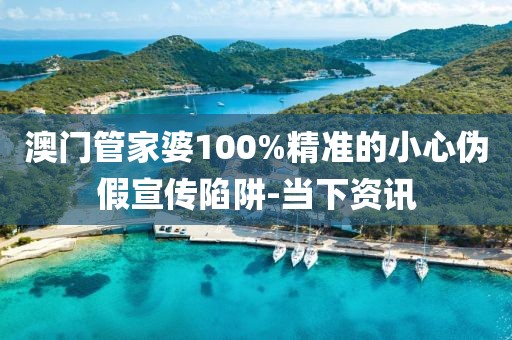 澳門管家婆100%精準的小心偽假宣傳陷阱-當下資訊
