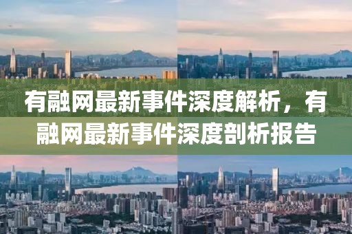 有融網最新事件深度解析，有融網最新事件深度剖析報告
